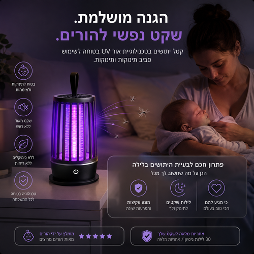 sleepguard - מספק לכם ביטחון והגנה מפני מיתושים